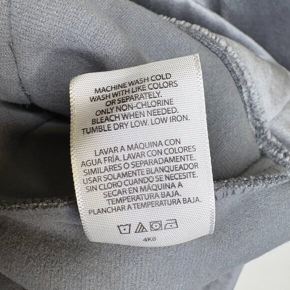 Time & Tru Velour Full Zip Hooded Sweater Womens Sz Small (4-6) Gray‎ Glam Comfy - Picture 4 of 7